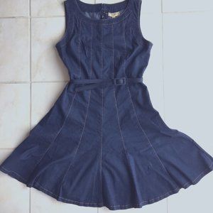 Stylish Denim Sleeveless Dress